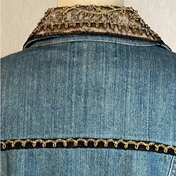 Berek by takako Sakon designer denim jacket , size large. - Picture 5 of 13